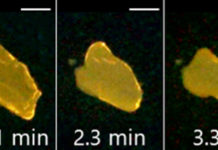 Este extraño cristal se derrite y cambia de color cuando se expone a la luz