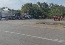 Volcadura de pipa en corredor industrial enciende alarma