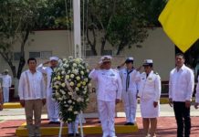 Autoridades de la Primera Zona Naval y del Gobierno de Matamoros celebran “Día de la Marina Nacional”