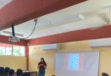 Imparte personal de la SRH conferencia sobre el cuidado del agua en planteles educativos