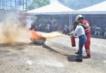 Secretaría del Trabajo de Tamaulipas y Cruz Roja capacitan y certifican a personal de empresas en prevención de incendios