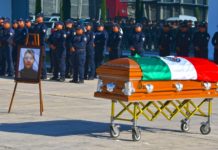 Despiden con honores fúnebres a policía fallecido en Reynosa