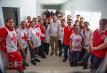 Alcalde Mtro. Mario López atestigua toma de protesta de nueva directiva de la Cruz Roja Mexicana Delegación Matamoros