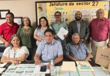 Firman convenio sector educativo número 27 y Universidad Tamaulipeca Business Center