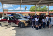 Estudiantes de primaria en Matamoros conocen las funciones de la Guardia Estatal de Género