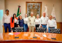 Alcalde Carlos Peña Ortiz, acude a Mesa de Construcción de Paz en Nuevo Laredo