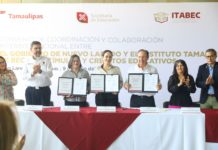 Firman convenio el Instituto Tamaulipeco de Becas y el municipio