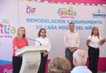 Entregan Chucho Nader y Aída Féres de Nader Rehabilitación Integral de la Casa Hogar del Niño