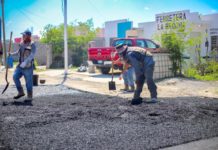 Intensifican Programa de Bacheo del Municipio de Reynosa