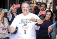 Marcelo Ebrard está presente en Reynosa