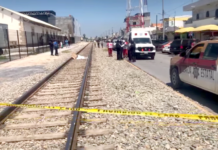 Tren mata a persona en la zona Centro de Reynosa