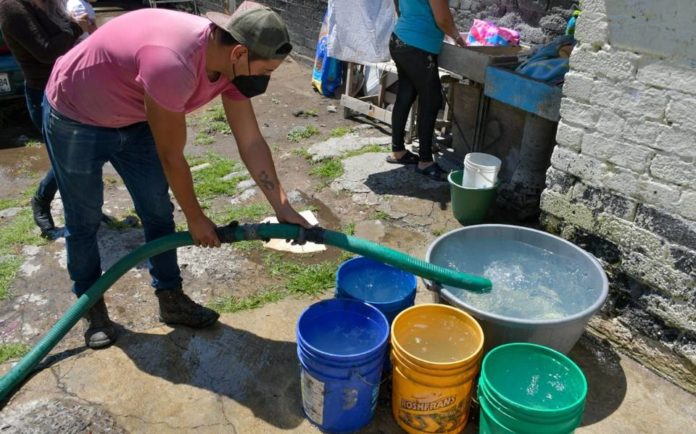 falta de agua