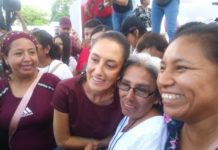Claudia Sheinbaum dialoga con integrantes de cooperativas pesqueras en Tampico