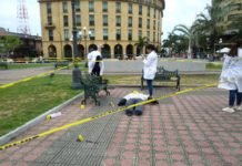 Montan 4 escenas del crimen en plaza de la Libertad