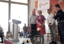 Recibe DIF Tamaulipas 20 sillas de ruedas especiales donadas por el CRIT Altamira