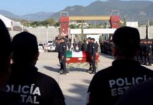 Dedican honores fúnebres a policía fallecida en Reynosa
