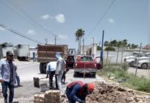 Se benefician vecinos de Granjas Económicas con trabajos de mantenimiento de COMAPA