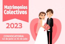 Último Día para Registro de la Campaña de Matrimonios Colectivos