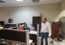 Recorre secretario general de Gobierno oficinas del Registro Civil y del Instituto Catastral en Ciudad Victoria