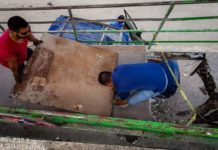 Reparó Municipio de Reynosa puente peatonal