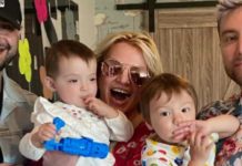 Britney Spears finalmente conoce a los bebés de Lance Bass