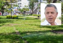 Supervisa Chucho Nader Operación de Sistemas de Riego Automatizados en Parques Públicos
