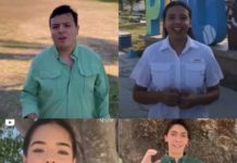 Jóvenes de Tamaulipas a favor de Claudia Sheinbaum