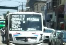 No se ha autorizado aumento a la tarifa del pasaje del trasporte público