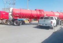 Realizan simulacro binacional con accidentes de pipa con residuos tóxicos y unidad