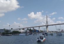 Con gran fervor realizan la onceava Procesión Náutica de la Virgen del Carmen