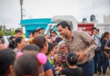 Destinó Gobierno de Carlos Peña Ortiz más de 9 MDP en pavimento de calle Prol. de Las Flores