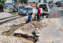 Reparó COMAPA fugas de agua potable en Jarachina Norte