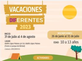 Realizará DIF Reynosa Vacaciones DIFerentes 2023
