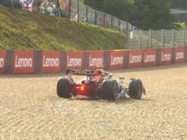 ‘Checo’ abandona Carrera Sprint del GP de Bélgica que gana Verstappen