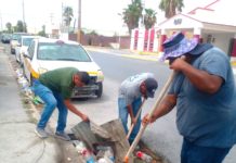 Coadyuva COMAPA en limpieza de drenes y pluviales