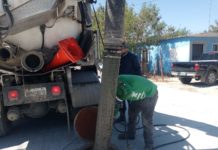 Efectuó COMAPA Limpieza de pozos en colonia Satélite