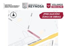 Anuncia Obras Públicas cierre parcial de avenida El Pasito