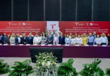 Rindió protesta en Consejo Estatal de Agenda 2030 Alcalde Carlos Peña Ortiz junto al Gobernador Américo Villarreal Anaya