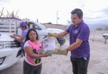 Entrega DIF Tamaulipas más de mil 100 apoyos a 30 familias damnificadas por tromba en ejido de Miquihuana