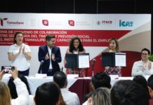 Secretaría del Trabajo e ITACE firman convenio para capacitar a operadores de camión quinta rueda