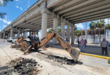 Atendió COMAPA fuga de agua potable en Bulevar Hidalgo