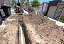 Finalizó COMAPA rehabilitación de drenaje sanitario en la colonia Bermúdez