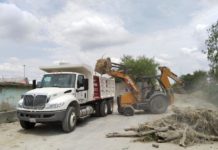 Agilizan R. Ayuntamiento de Reynosa y COMAPA labores de desazolve