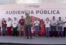 Alcalde Carlos Peña Ortiz, realiza audiencia pública en la colonia Lampacitos