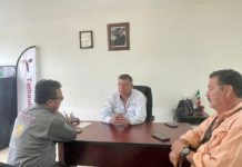 Visita Subdelegado regional de la SEBIEN Federal, Delegación Estatal de la dependencia
