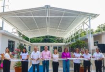 Inauguran Chucho Nader y Aída Féres Moderna Techumbre y obras complementarias en CAIC