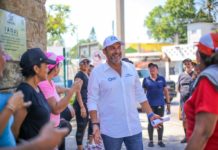 Encabeza Pepe Schekaibán nueva jornada Diciendo y Haciendo en la colonia Arenal
