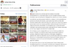 Alcalde Carlos Peña Ortiz, denuncia persecución política en su contra