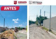 Rehabilitan Gobierno Municipal y COMAPA avenida en Villa Esmeralda