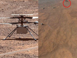 Así espió el helicóptero Ingenuity al rover Perseverance durante un vuelo en Marte
